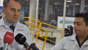 Honda Türkiye Başkan Yardımcısı Bülent Kılıçer: "Hedefimiz Yıllık 200 Bin Adet Üretim"