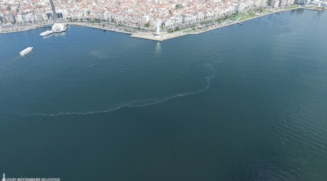 İzmir Körfezi'nde dokuzuncu kez dış kaynaklı kirlilik tespit edildi