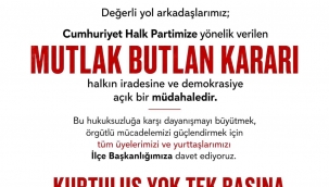 CHP'de 'Mutlak Butlan' Krizi Sonrası Aliağa'da Hareketlilik"