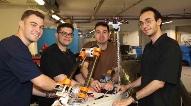 Gençlerden yerli ve milli 'bomba imha robotu'