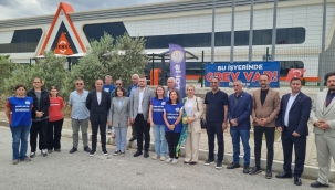 İYİ Parti İzmir İl Yönetiminden Grevdeki Temel Conta İşçilerine Ziyaret