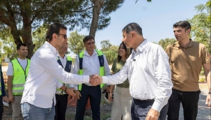Başkan Tugay Aliağa'daki Altyapı Çalışmalarını Yerinde İnceledi