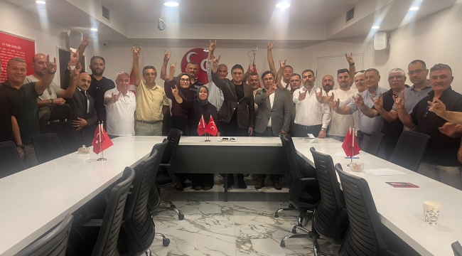 MHP Aliağa İlçe Başkanlığında görev dağılımı belli oldu
